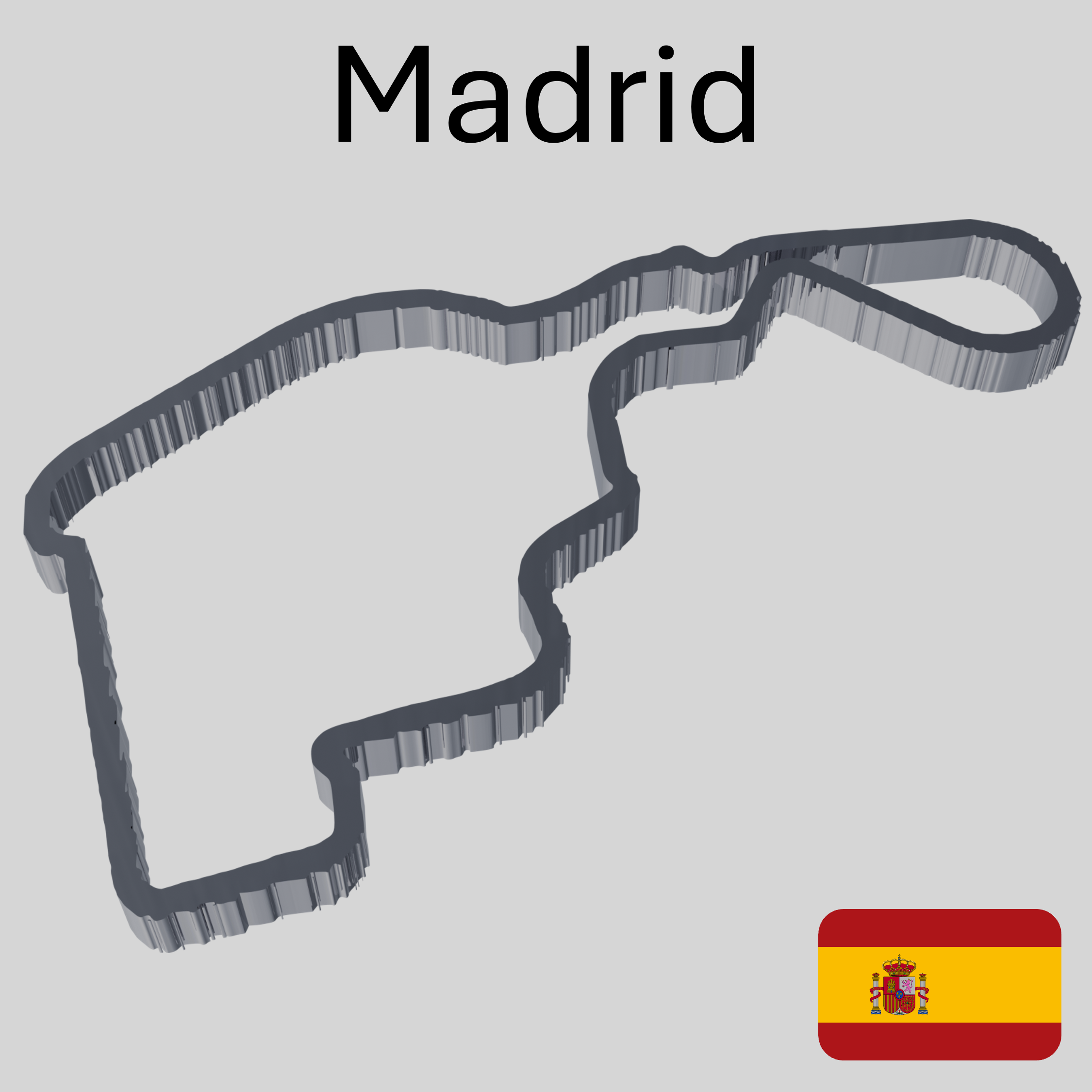 Madrid – Streckenkarte